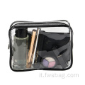 Sacca cosmetica in PVC trasparente Cascia per trucco Clear Make Up